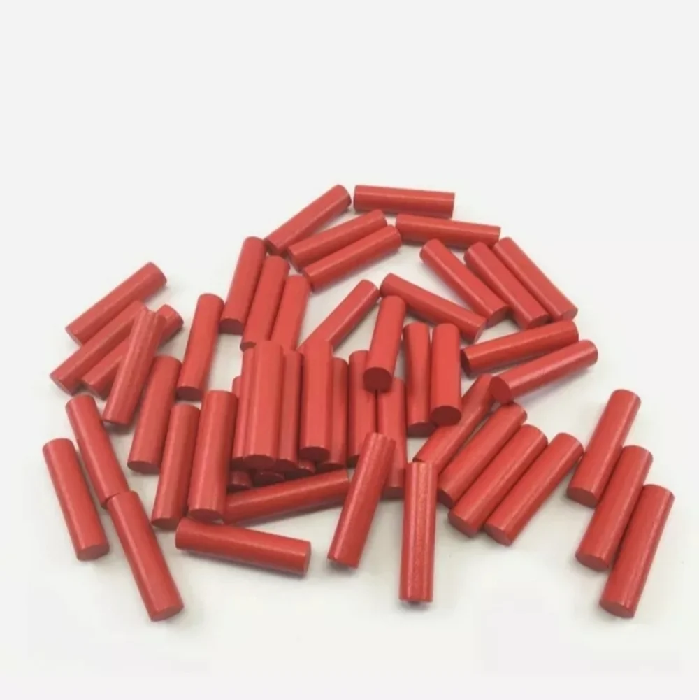 Hands on learning to count add subtract real wood pieces heavy duty New in Box